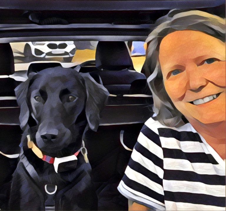The Success Architect Julie Goddard with her dog